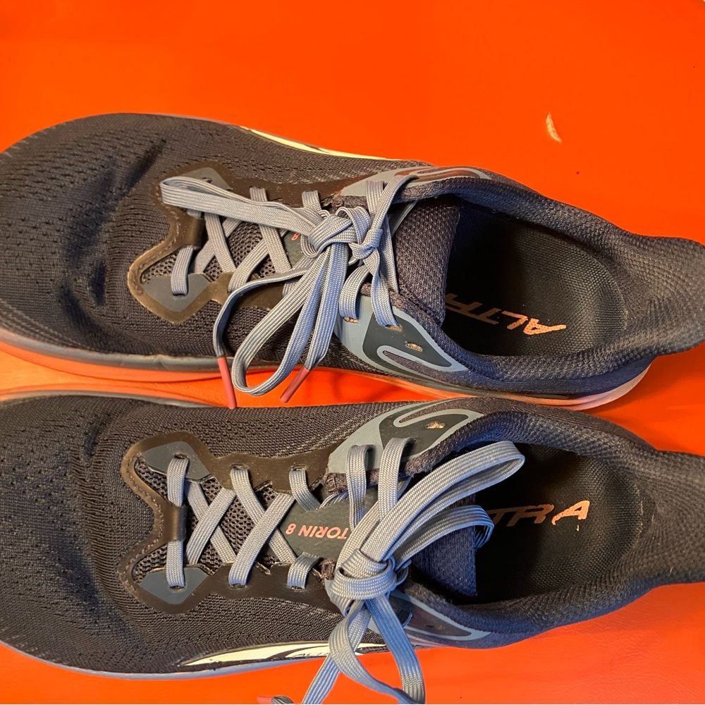Altra Navy and Light Pink Athletic Shoes - Picture 3 of 10